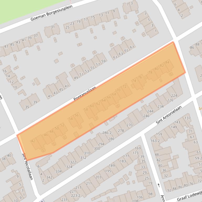 Kaart van postcodegebied 6821HS.