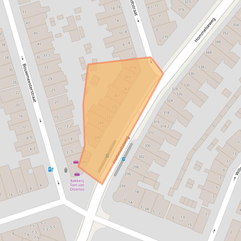 Kaart van postcodegebied 6821LH.