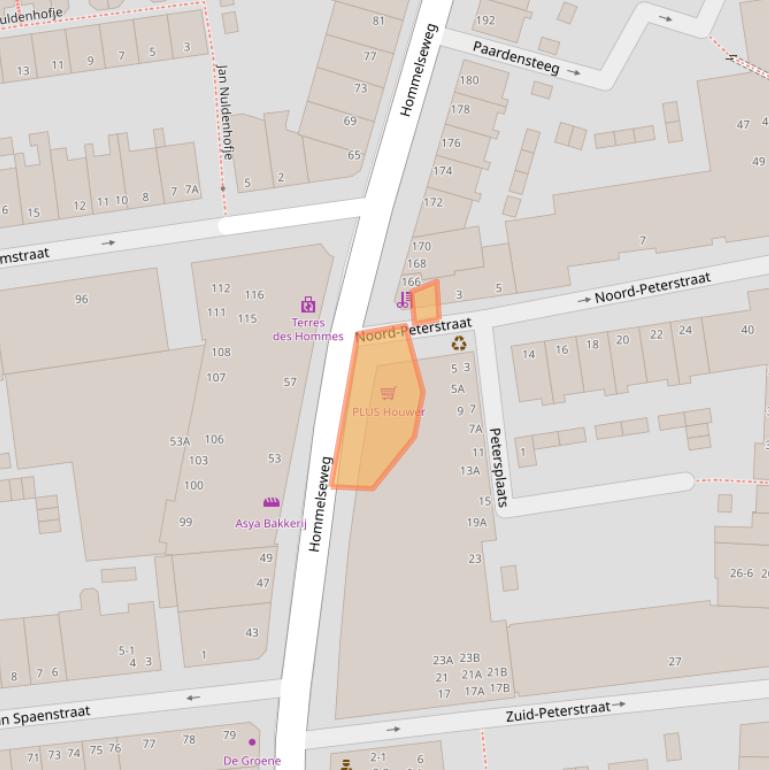 Kaart van postcodegebied 6821LN.