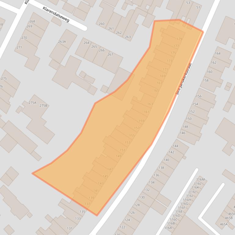 Kaart van postcodegebied 6822EL.