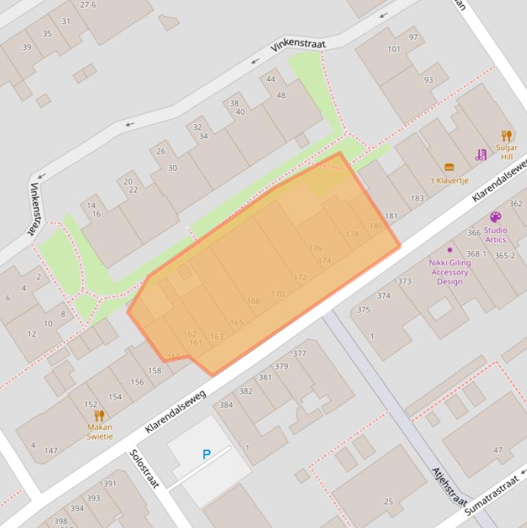 Kaart van postcodegebied 6822GH.