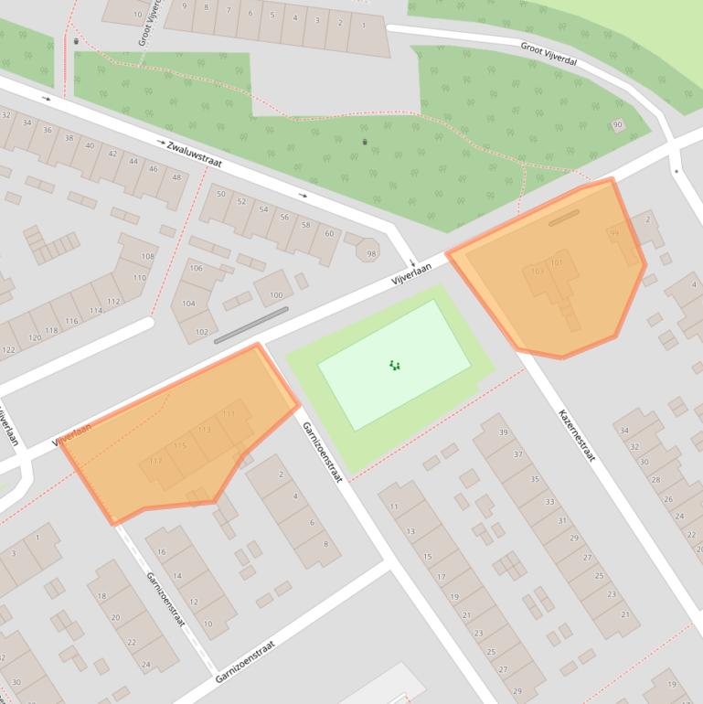 Kaart van postcodegebied 6822HD.