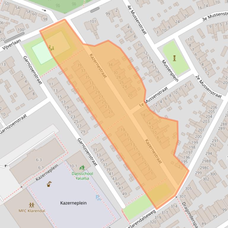 Kaart van postcodegebied 6822HR.