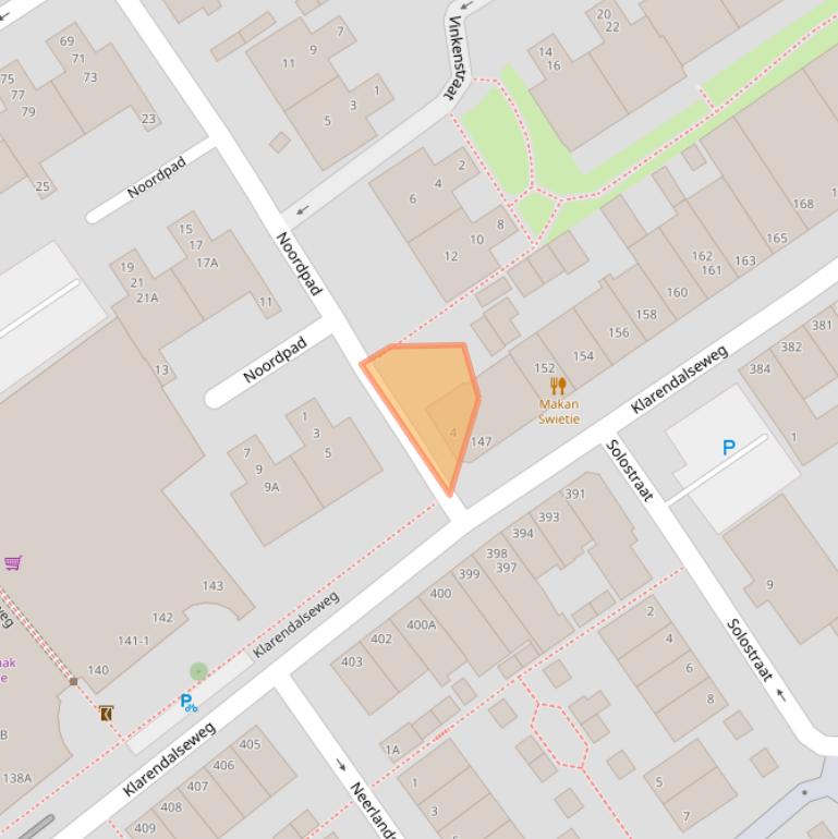 Kaart van postcodegebied 6822JH.