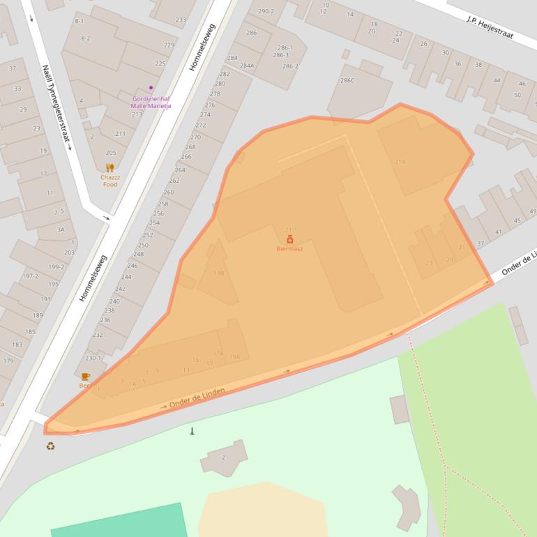 Kaart van postcodegebied 6822KG.