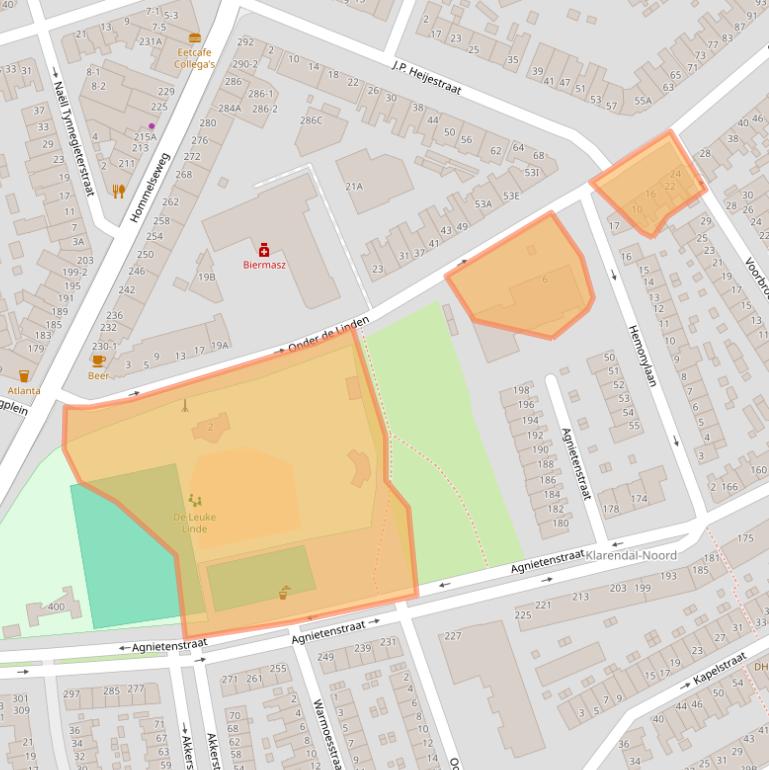 Kaart van postcodegebied 6822KL.