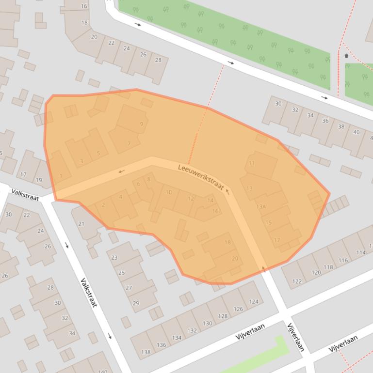 Kaart van postcodegebied 6822KV.