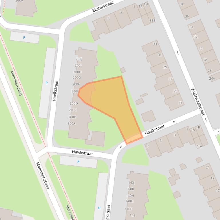 Kaart van postcodegebied 6823AK.