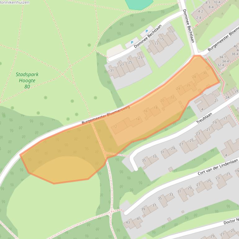 Kaart van postcodegebied 6823BT.