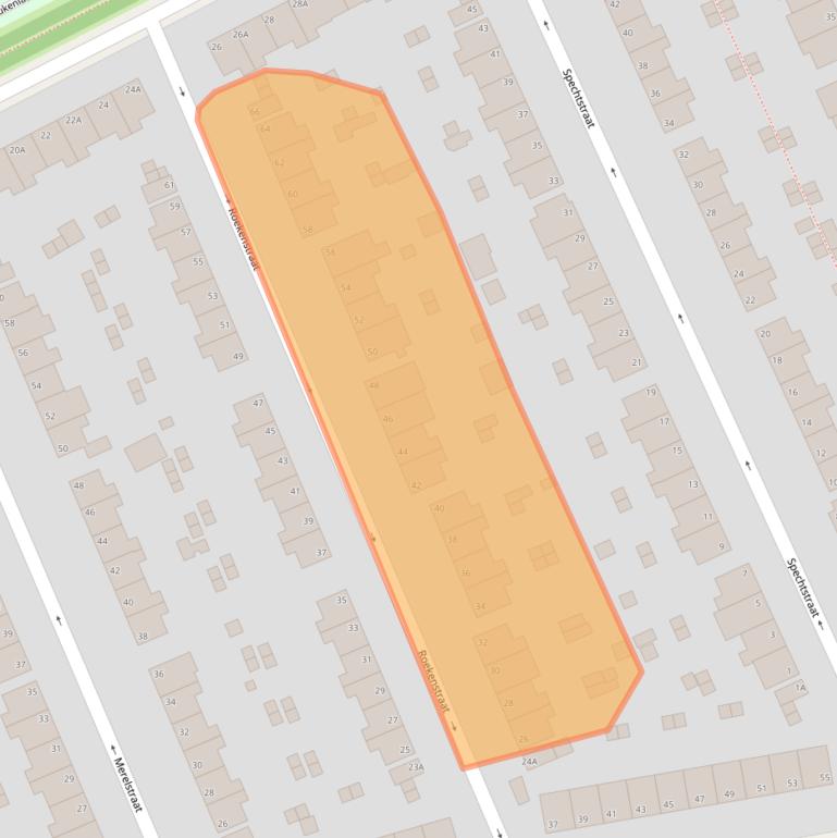 Kaart van postcodegebied 6823CP.