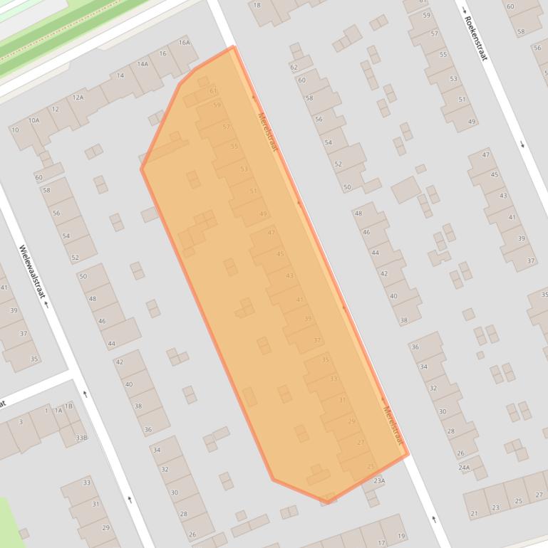 Kaart van postcodegebied 6823CS.