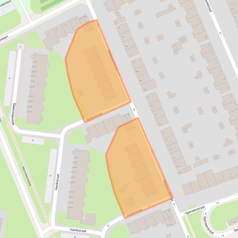 Kaart van postcodegebied 6823DB.