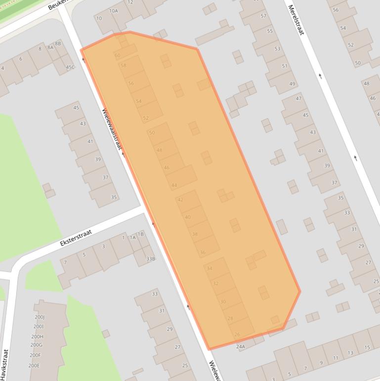 Kaart van postcodegebied 6823DD.