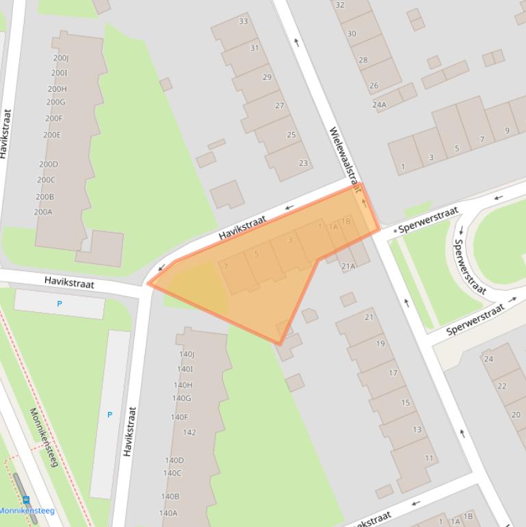 Kaart van postcodegebied 6823DG.