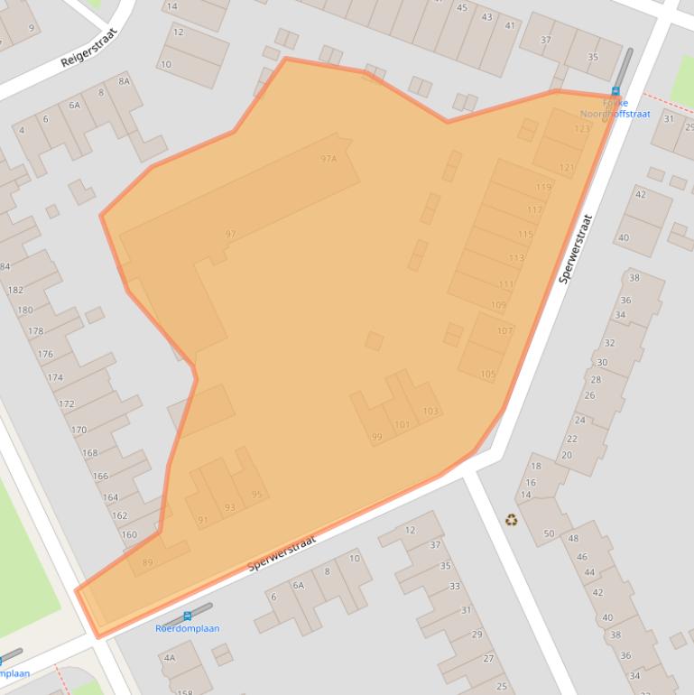 Kaart van postcodegebied 6823DL.