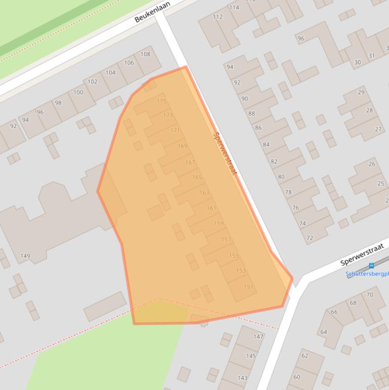 Kaart van postcodegebied 6823DN.