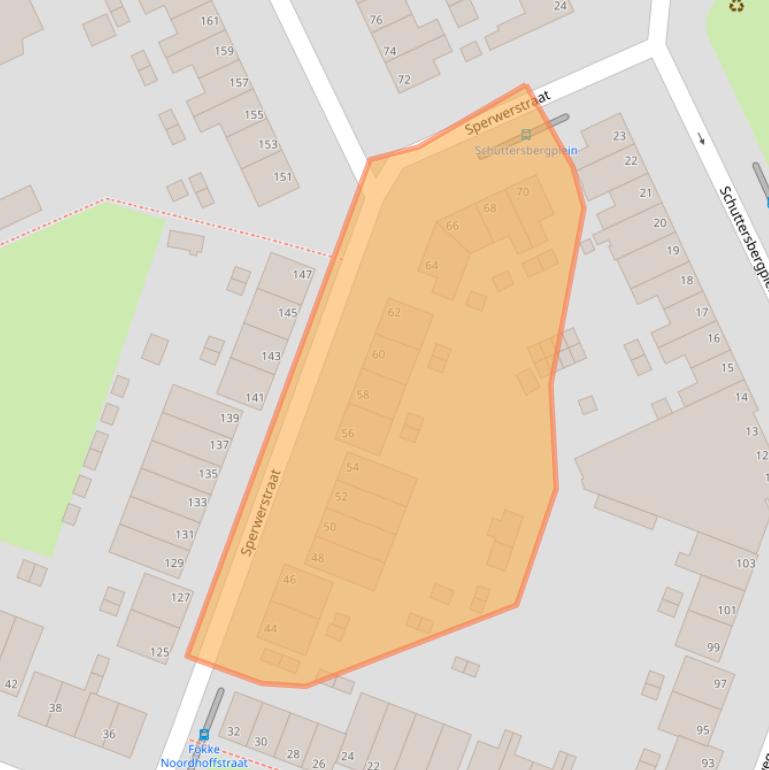 Kaart van postcodegebied 6823DR.