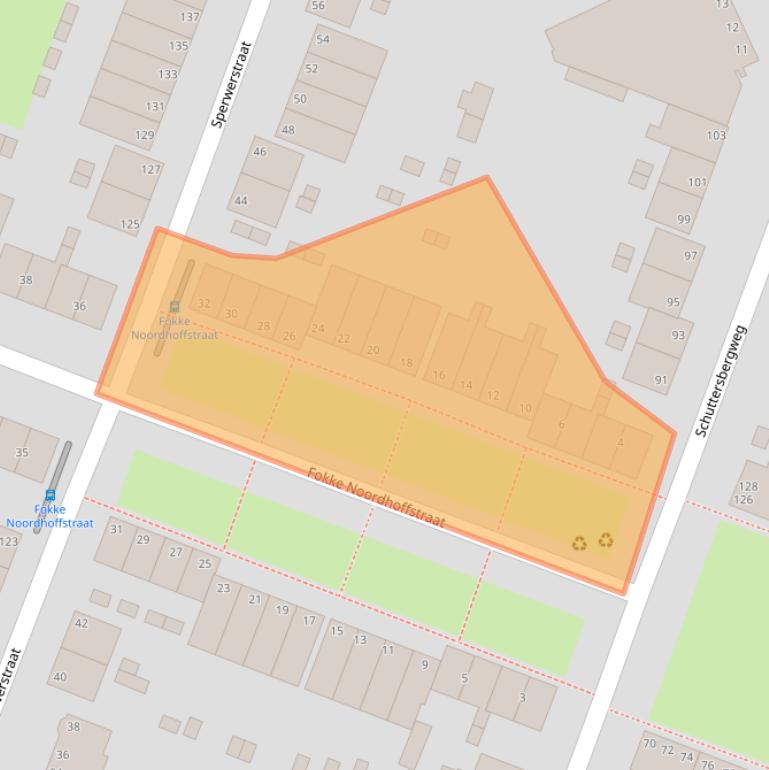 Kaart van postcodegebied 6823DW.