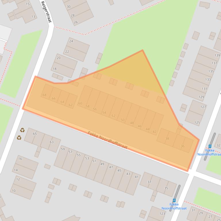 Kaart van postcodegebied 6823DX.