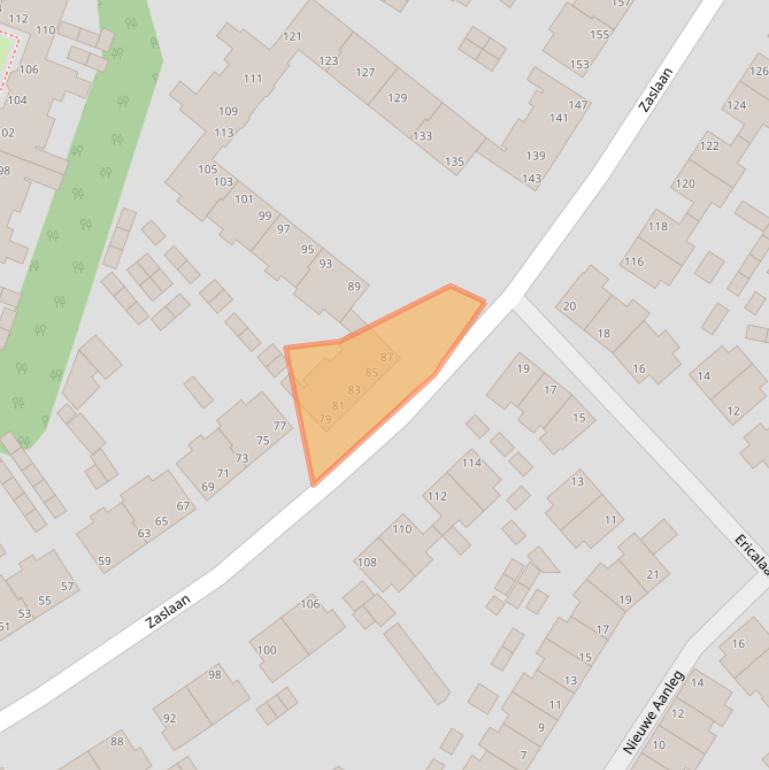 Kaart van postcodegebied 6823GC.