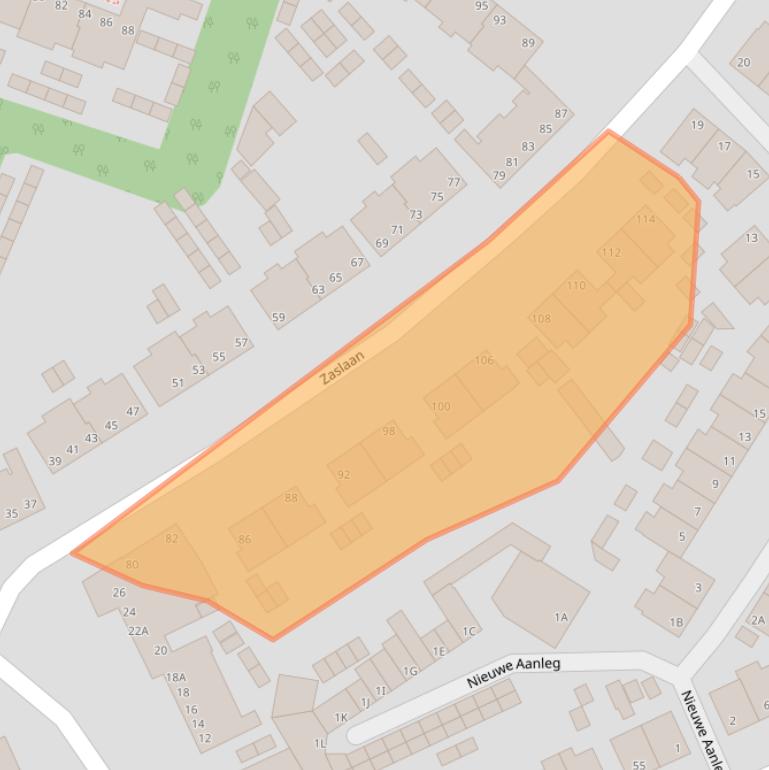 Kaart van postcodegebied 6823GK.