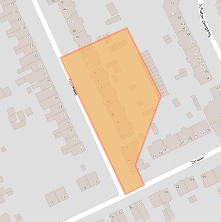 Kaart van postcodegebied 6823GN.