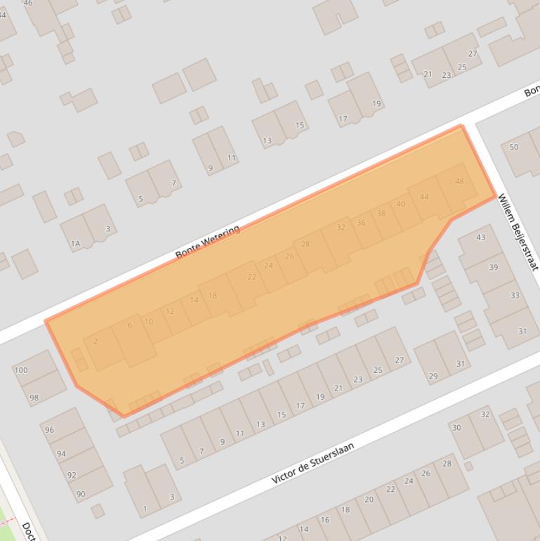 Kaart van postcodegebied 6823JD.