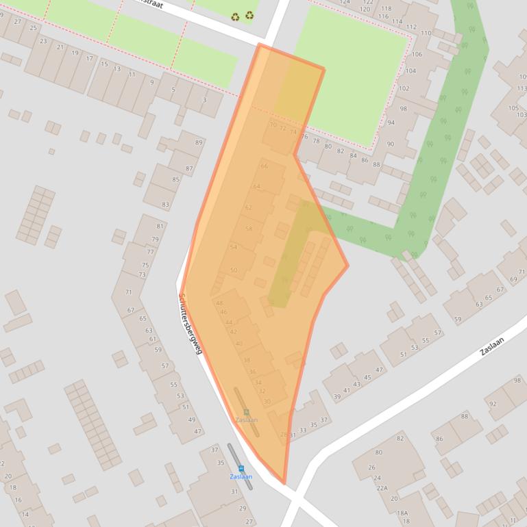 Kaart van postcodegebied 6823KK.