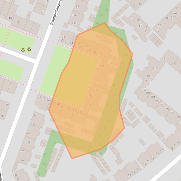 Kaart van postcodegebied 6823KL.