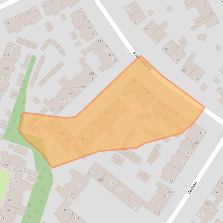 Kaart van postcodegebied 6823KT.
