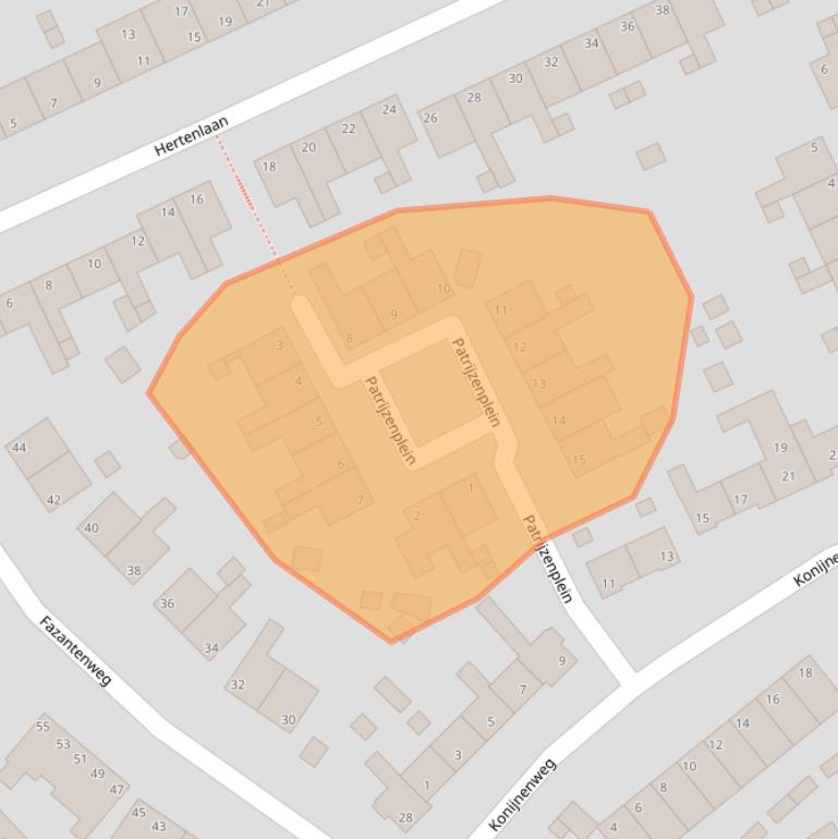 Kaart van postcodegebied 6823LA.