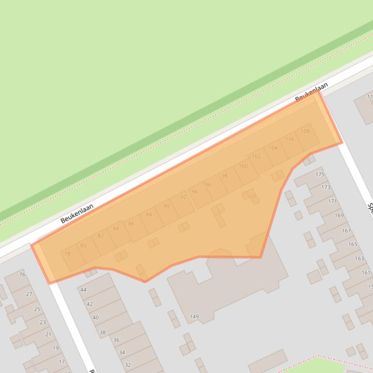 Kaart van postcodegebied 6823ME.