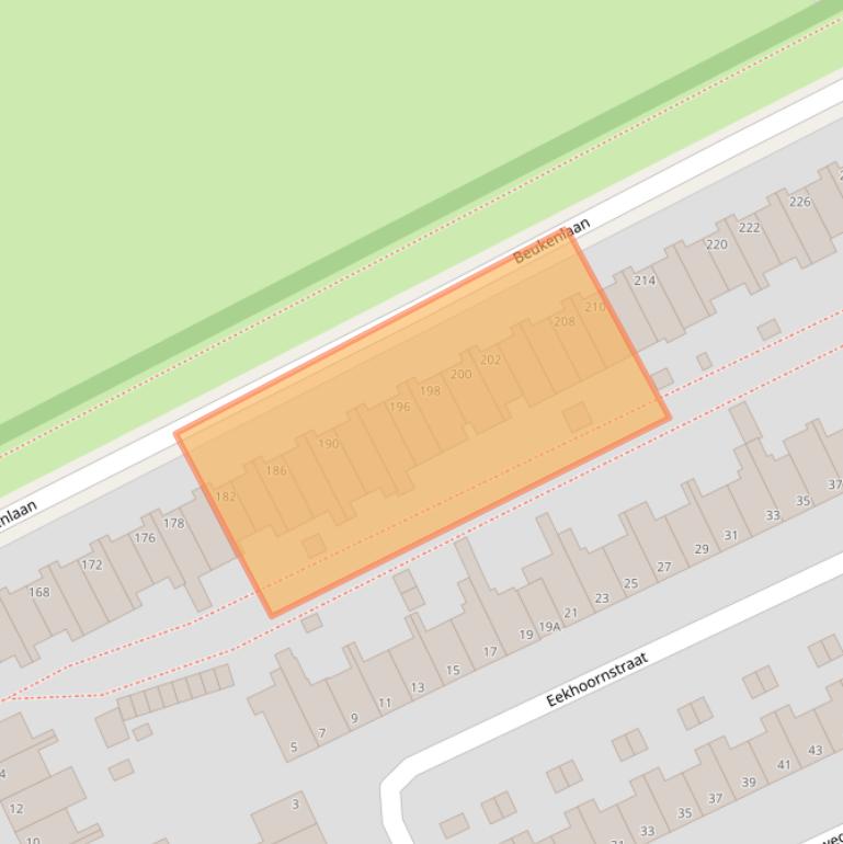 Kaart van postcodegebied 6823MJ.