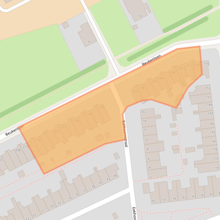 Kaart van postcodegebied 6823MK.