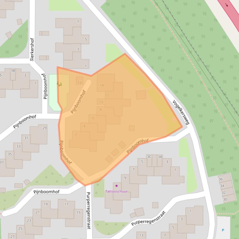 Kaart van postcodegebied 6823NR.