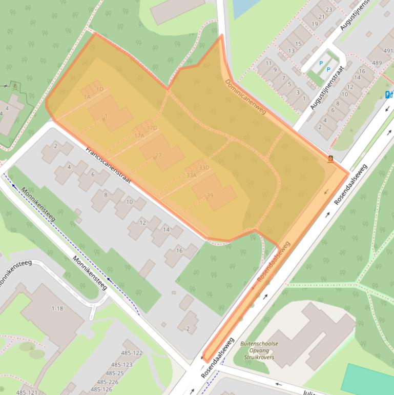 Kaart van postcodegebied 6823PA.