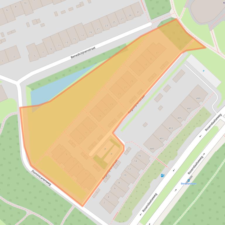 Kaart van postcodegebied 6823PC.