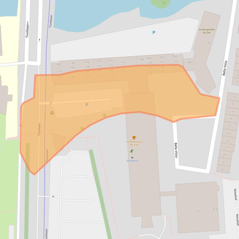 Kaart van postcodegebied 6824BT.