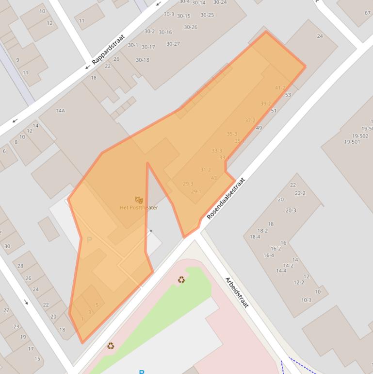 Kaart van postcodegebied 6824CA.