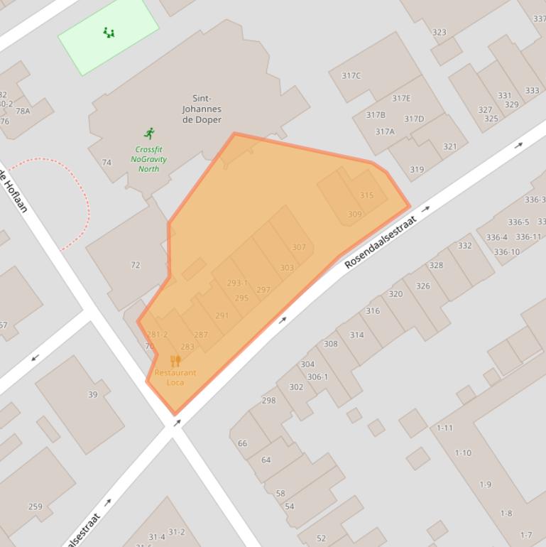 Kaart van postcodegebied 6824CH.