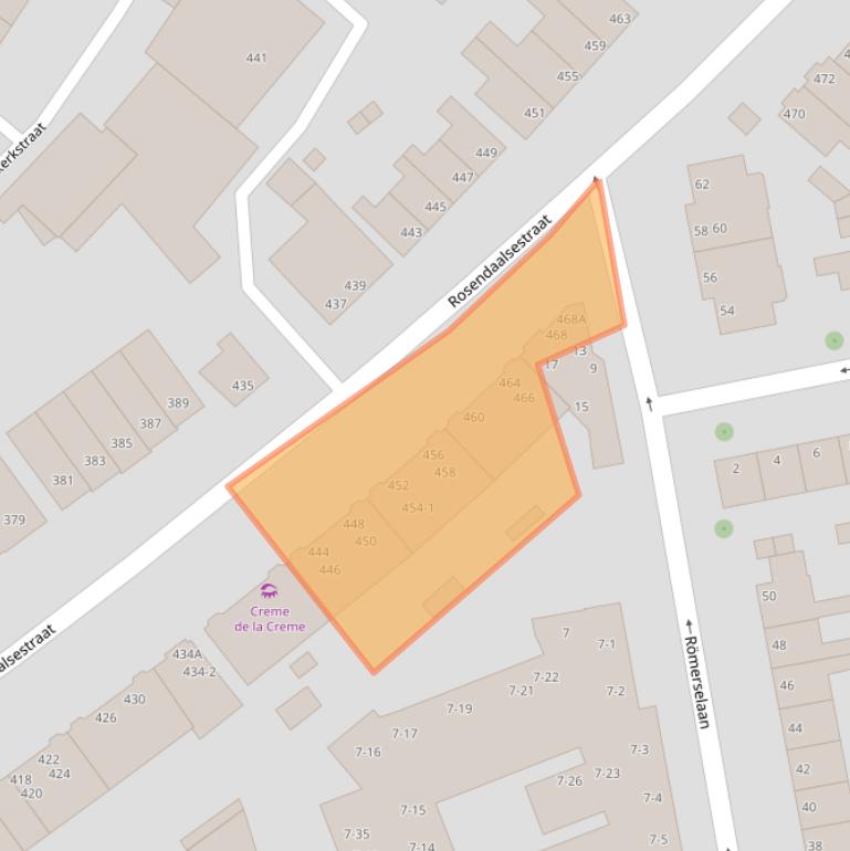 Kaart van postcodegebied 6824CV.