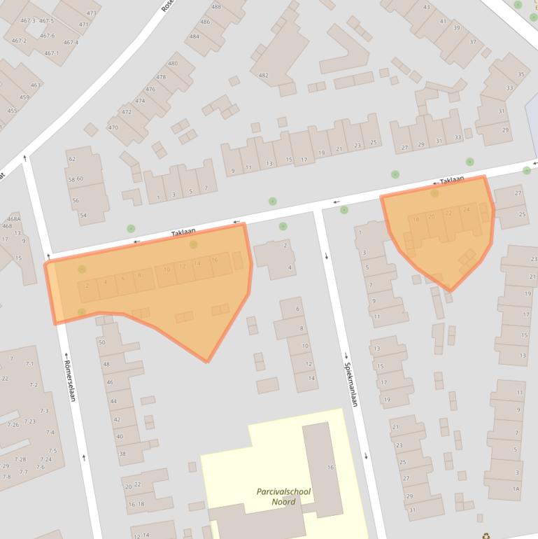 Kaart van postcodegebied 6824DN.