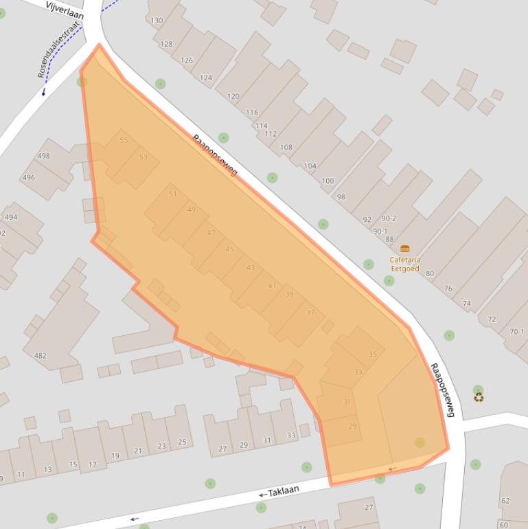 Kaart van postcodegebied 6824DR.