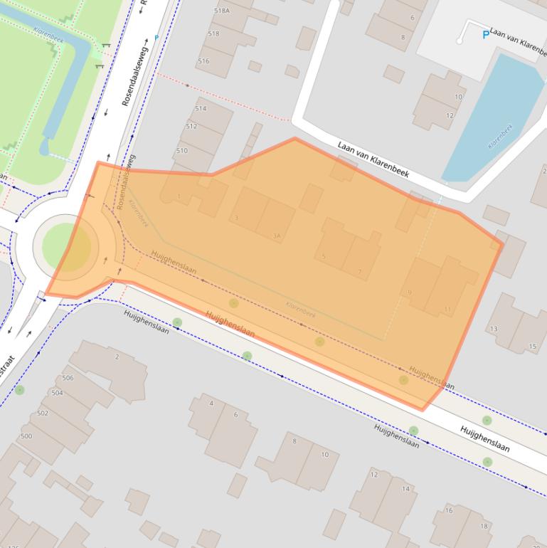 Kaart van postcodegebied 6824JA.