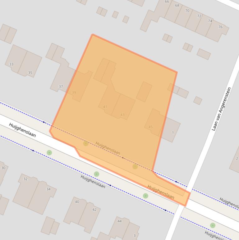 Kaart van postcodegebied 6824JD.