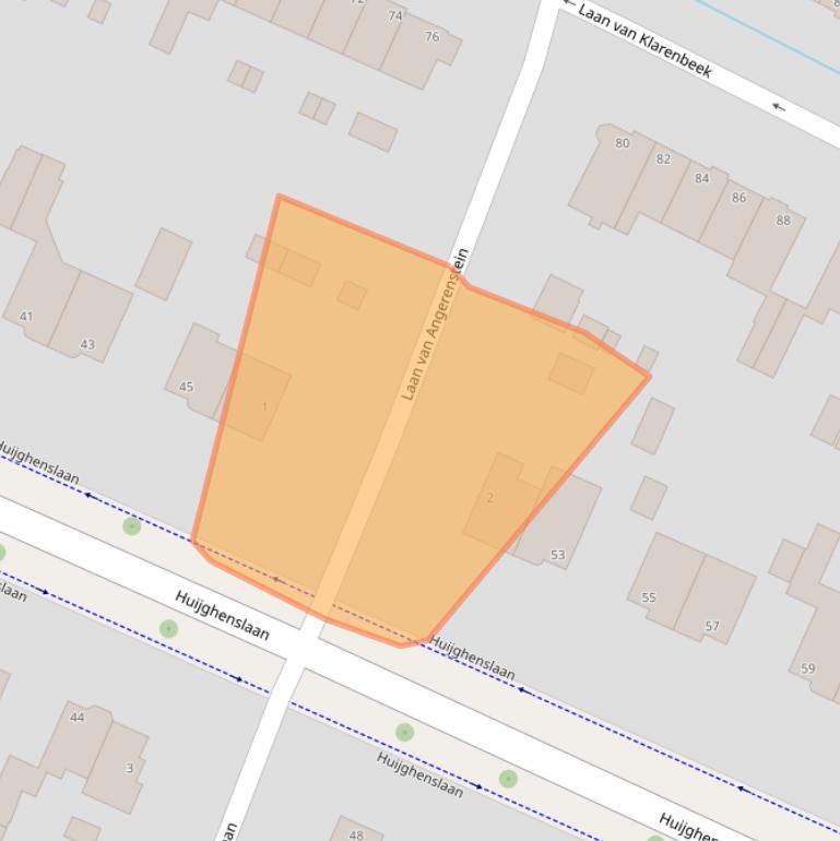 Kaart van postcodegebied 6824JK.