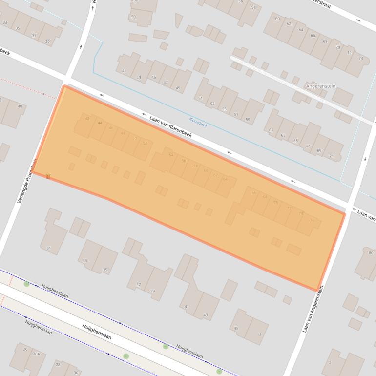 Kaart van postcodegebied 6824JS.