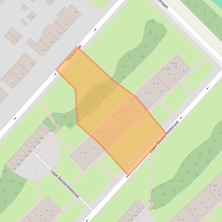 Kaart van postcodegebied 6824LK.