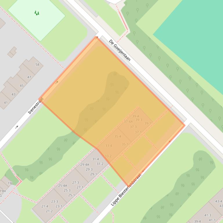 Kaart van postcodegebied 6824LL.