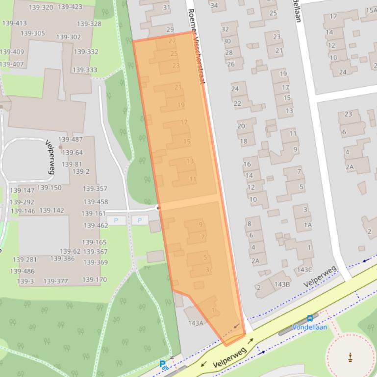 Kaart van postcodegebied 6824MT.